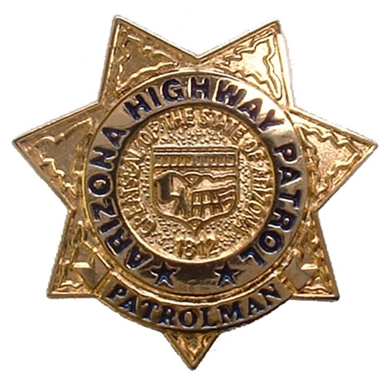Arizona Highway Patrol Officer Lapel Pin - State Trooper Police Patrol - Enamel Pin Backpack Tie Shirt Trading Button Pinback Craft Supply