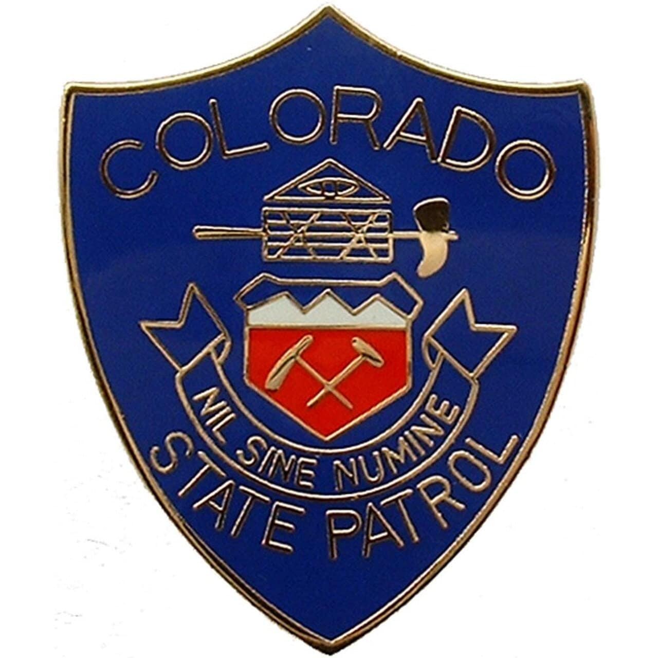 Colorado State Patrol Lapel Pin - State Trooper Highway Police Patrol - Enamel Pin Backpack Tie Shirt Trading Button Pinback Craft Supply
