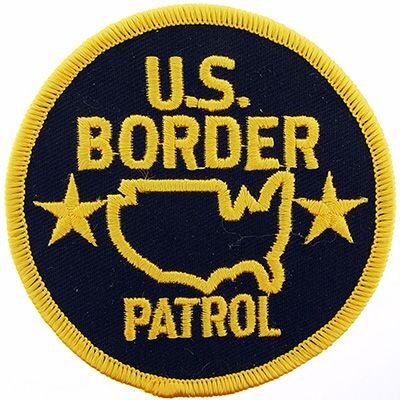 U.S. BORDER PATROL Embroidered Patch - Law Enforcement United States Border Patrol Police - Patch Applique Craft Supply