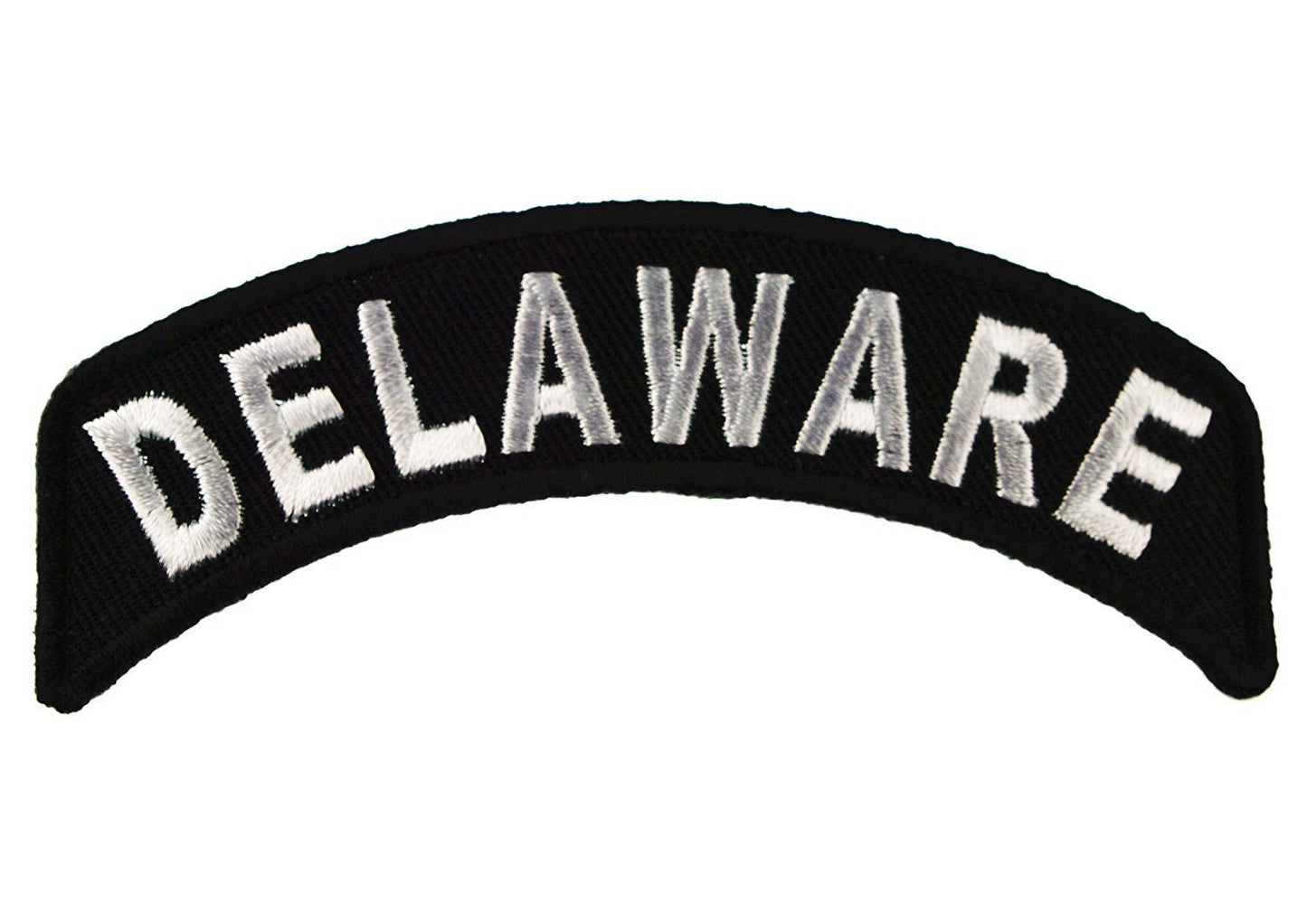 DELAWARE STATE Rocker Biker Motorcycle Embroidered Patch