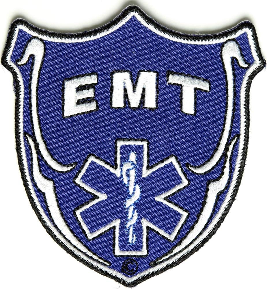 EMT Shield Patch EMS Medic Paramedic Embroidered Patch