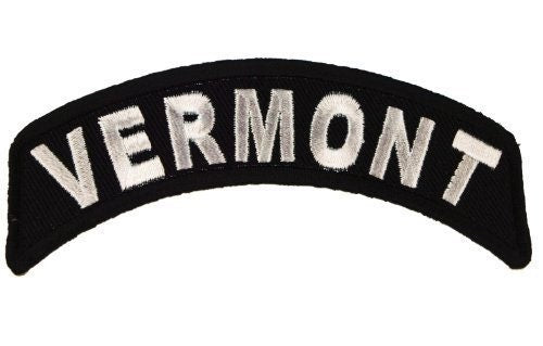 VERMONT STATE Rocker Biker Motorcycle Embroidered Patch Craft Supply