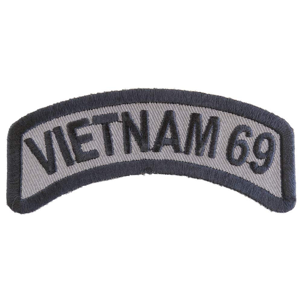 VIETNAM 1969 Rocker Military VET Veteran Embroidered Patch