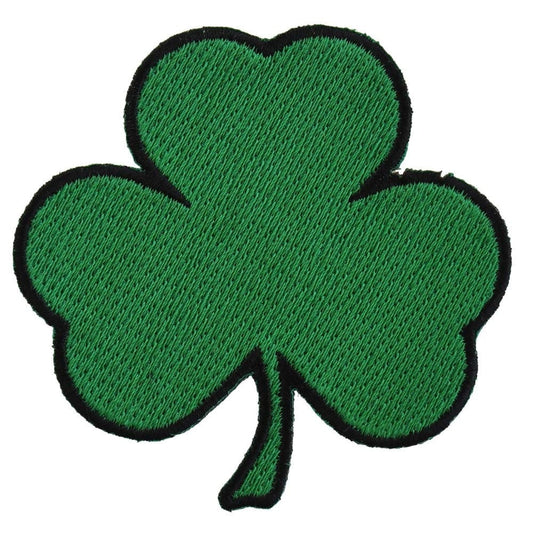 3 LEAF CLOVER Shamrock Embroidered Patch