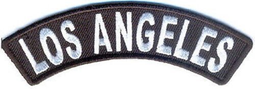 LOS ANGELES Rocker Biker Motorcycle Embroidered Patch