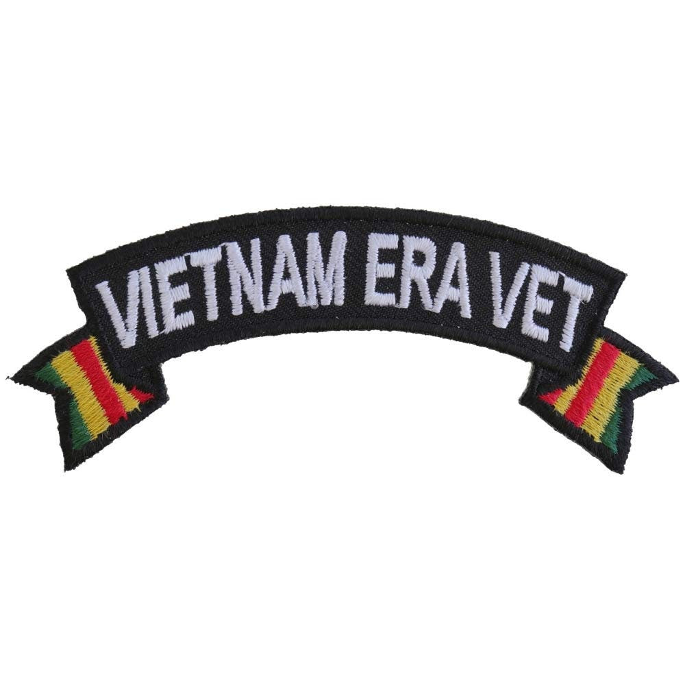 VIETNAM ERA VET Rocker Military Veteran Embroidered Patch