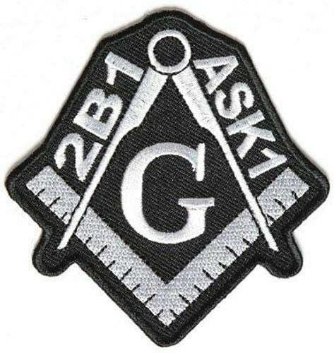 2B1 ASK1 MASONS MASON Compass To Be One Ask Club Patch