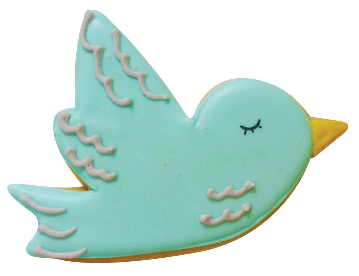 BIRD Cookie Cutter Metal 3.75 Inches - Eagle Dove Flying Love Stencil Fondant