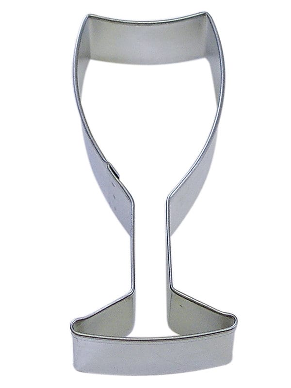 WINE GLASS Cookie Cutter Metal 4 Inches - Drink Alcohol Bar Stencil Fondant Craft Supply