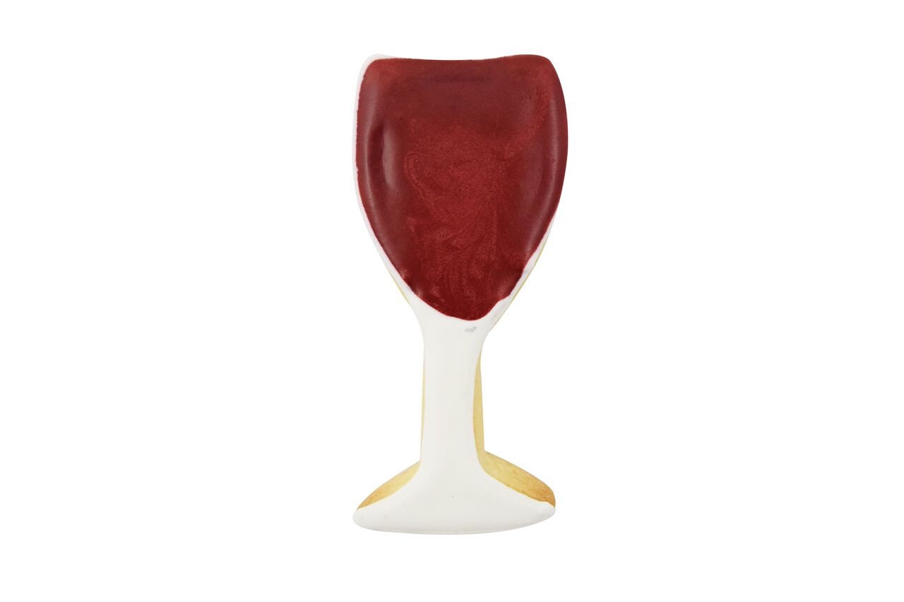 WINE GLASS Cookie Cutter Metal 4 Inches - Drink Alcohol Bar Stencil Fondant