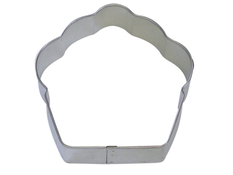 CUPCAKE/MUFFIN Cookie Cutter Metal 3.5 Inches - Birthday Party Icing Cake Stencil Fondant