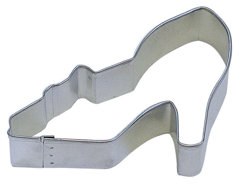 LADIES SHOE Cookie Cutter Metal 4 Inches - High Heel Womens Purse Stencil Fondant