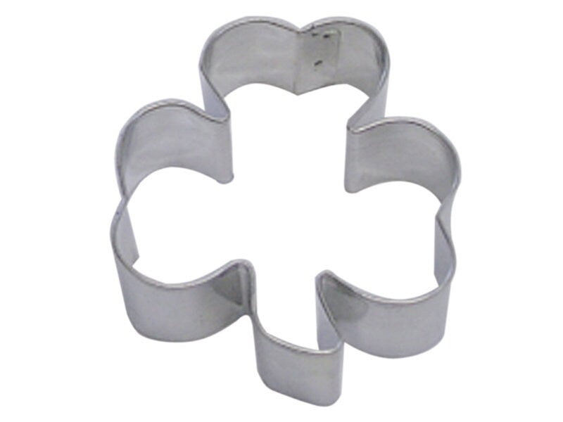 SHAMROCK Cookie Cutter Metal 3 Inches - Stencil Fondant Patrick's Day Lucky Clover Irish