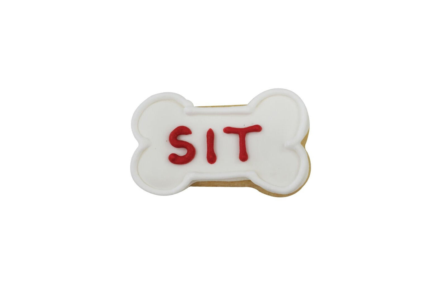 DOG BONE Cookie Cutter Metal 2 Inches - Stencil Fondant Breed Dogs