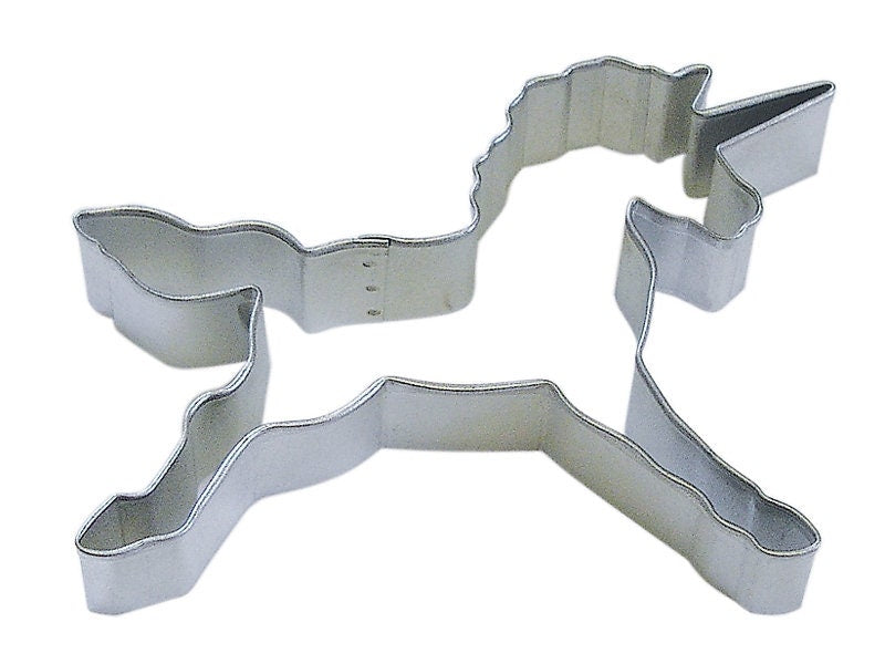 UNICORN Cookie Cutter Metal 4.5 Inches - Stencil Fondant Rainbow