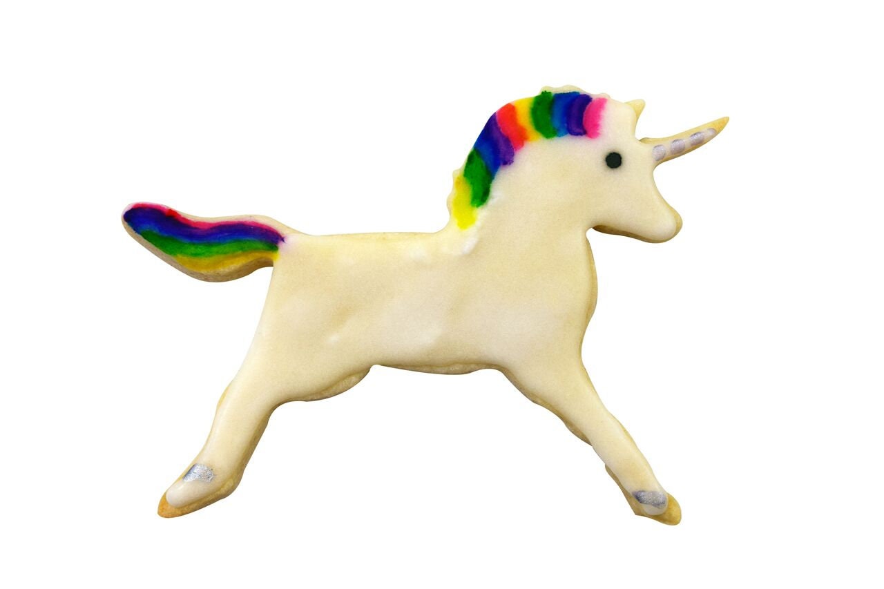 UNICORN Cookie Cutter Metal 4.5 Inches - Stencil Fondant Rainbow
