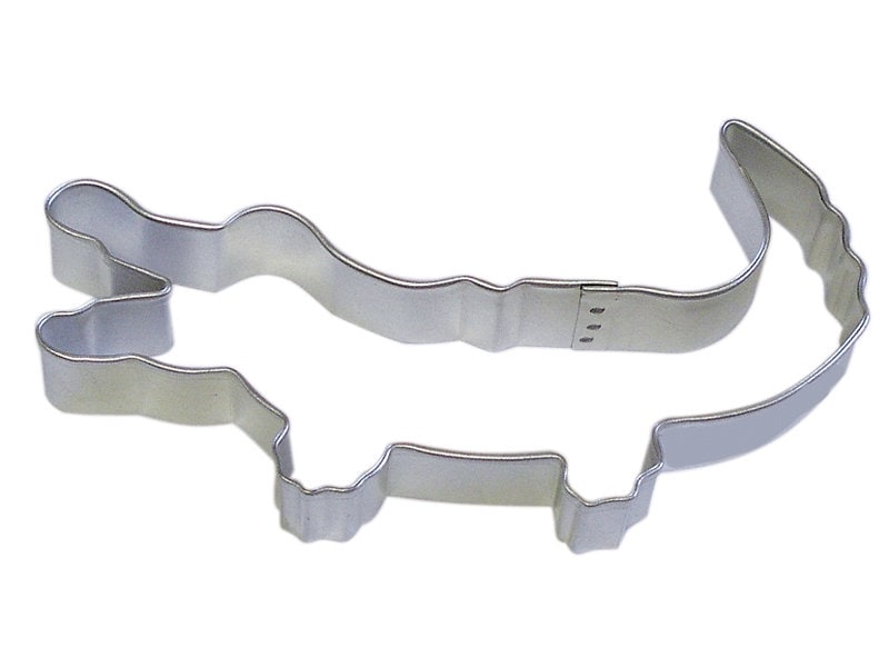 ALLIGATOR Cookie Cutter Metal 4.5 Inches - Stencil Fondant Craft Supply