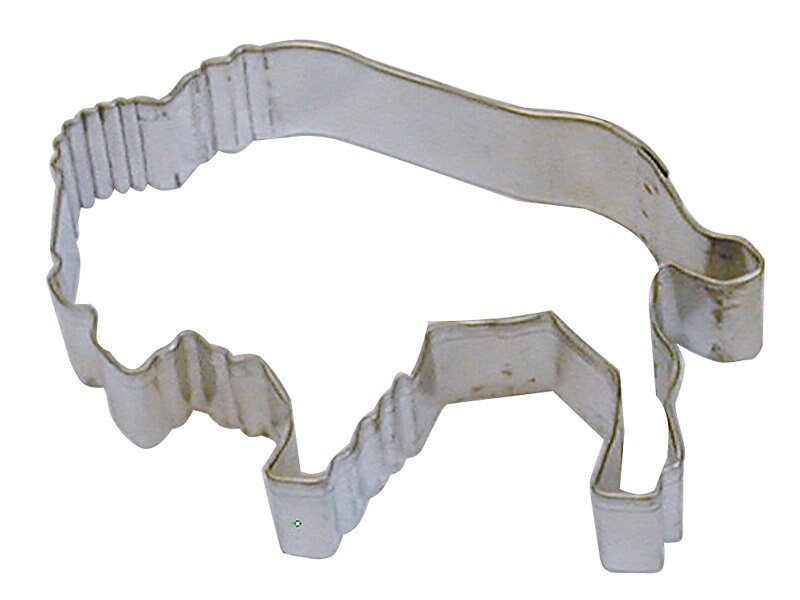 BUFFALO Cookie Cutter Metal 4 Inches - Stencil Fondant Zoo Animal Jungle Safari