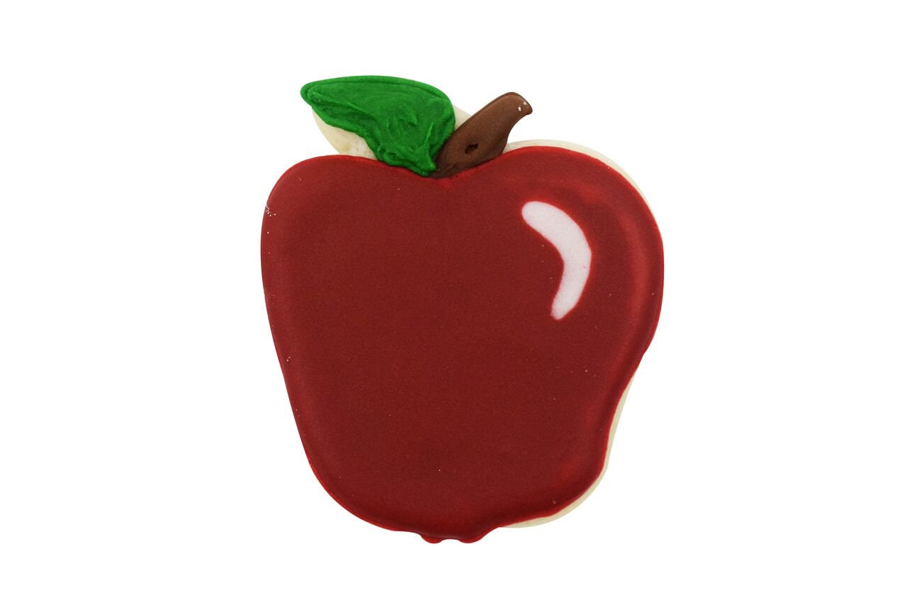 APPLE Cookie Cutter Metal 2.5 Inches - Stencil Fondant