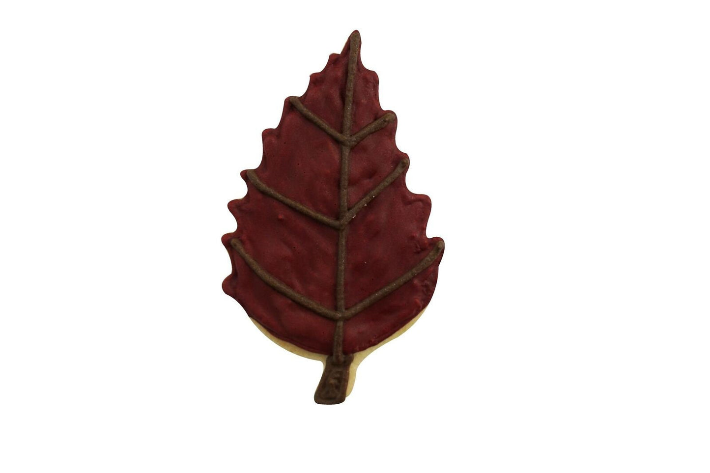 ASPEN LEAF Cookie Cutter Metal 3.25 Inches - Stencil Fondant