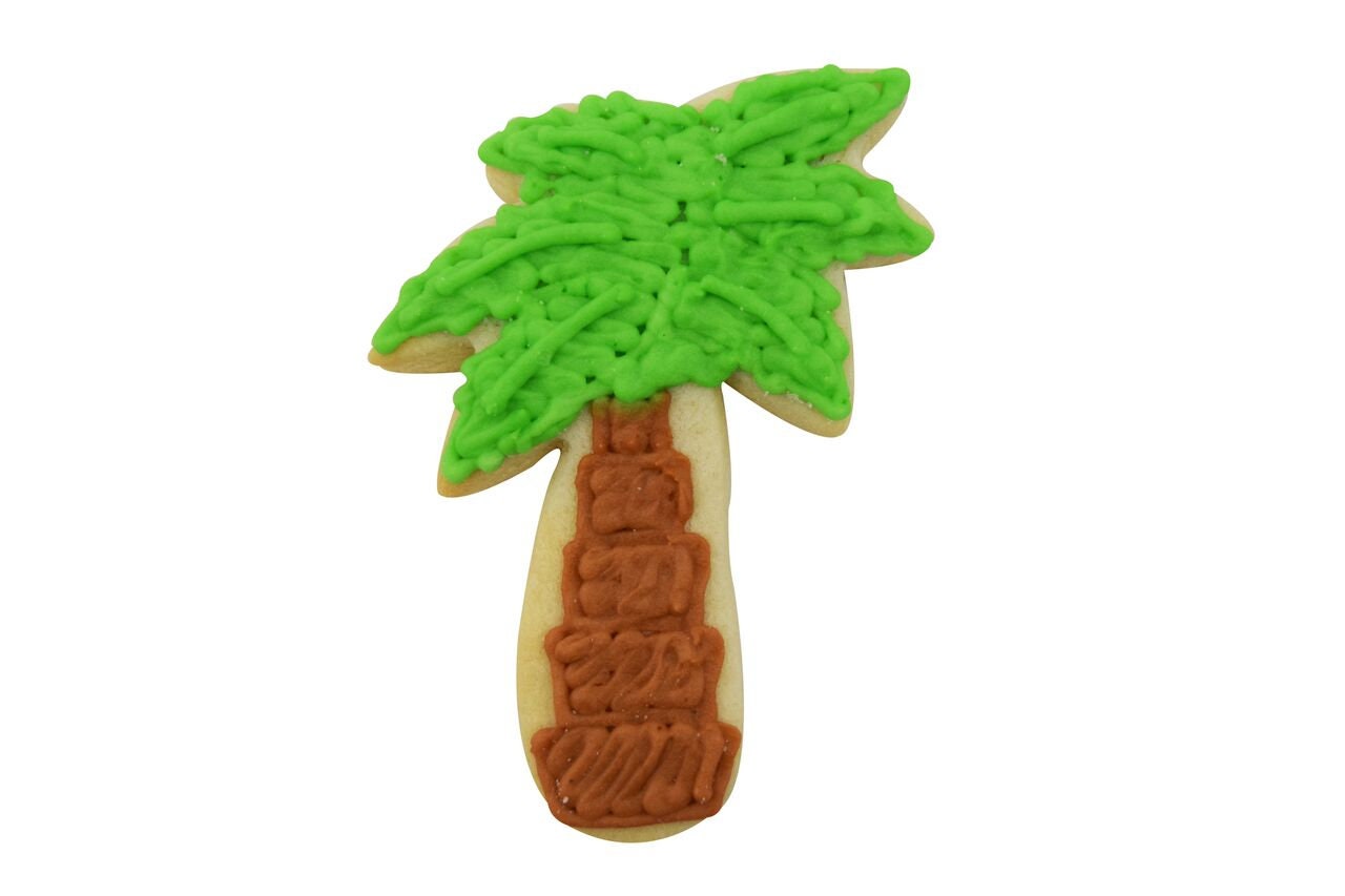 PALM TREE Cookie Cutter Metal 2.5 Inches - Stencil Fondant