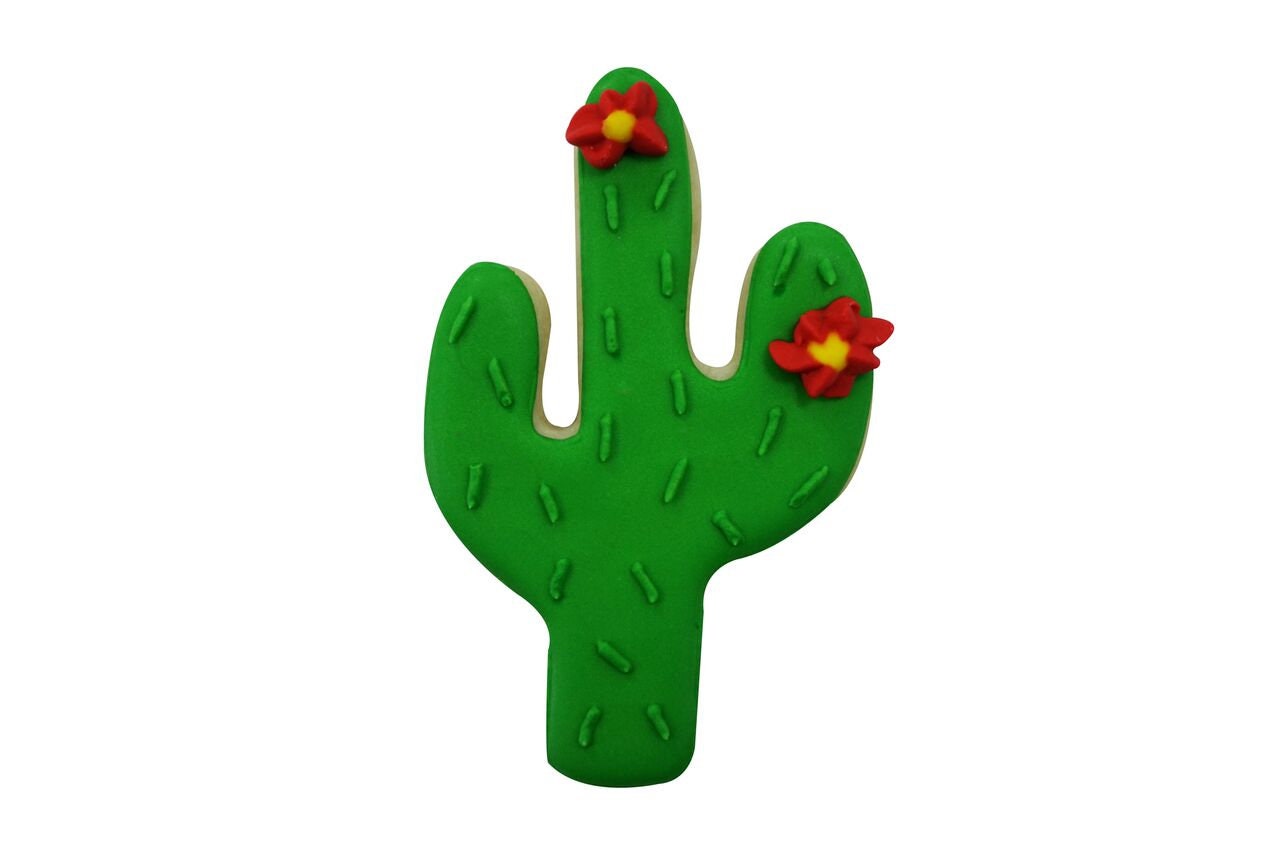 CACTUS Cookie Cutter Metal 4 Inches - Stencil Fondant