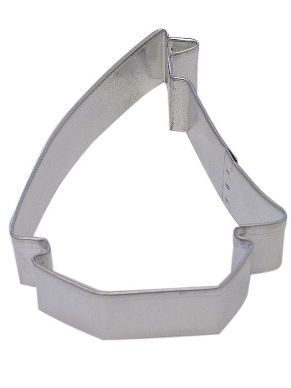 SAILBOAT Cookie Cutter Metal 3.5 Inches - Stencil Fondant