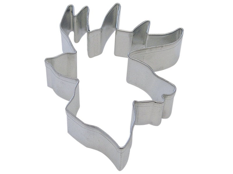 DEER HEAD Cookie Cutter Metal 4 Inches - Stencil Fondant
