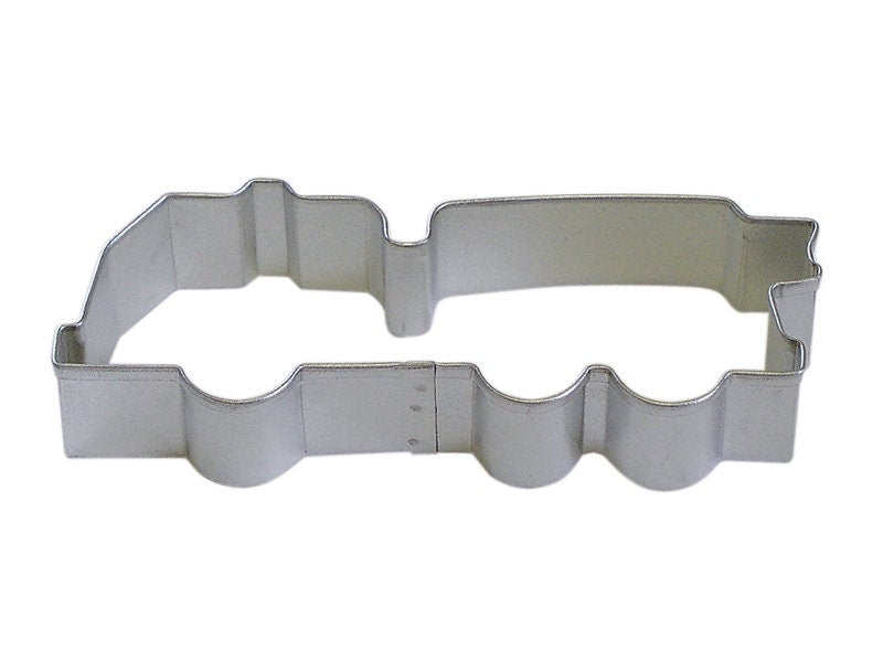 FIRE TRUCK Cookie Cutter Metal 5 Inches - Stencil Fondant