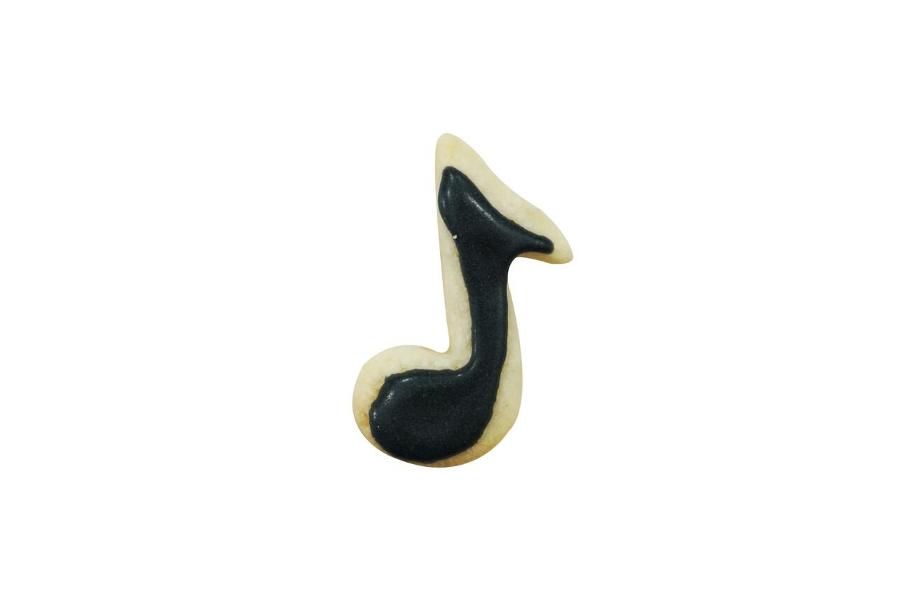MINI MUSIC NOTE Cookie Cutter Metal 1.75 Inches - Stencil Fondant