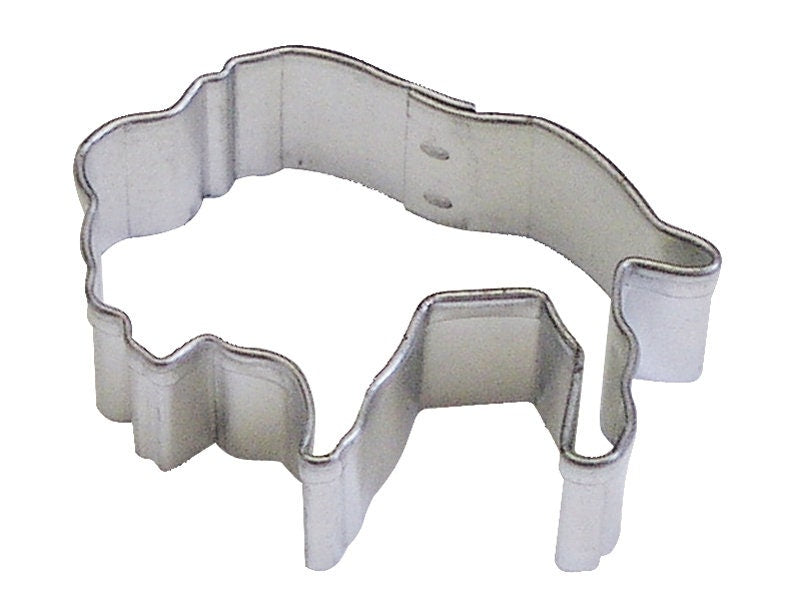 MINI BUFFALO Cookie Cutter Metal 1.75 Inches - Stencil Fondant