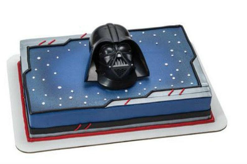 Star Wars Darth Vader Cake Topper Mask Cake Decoration Decoset Birthday