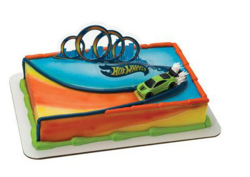 HOT WHEELS Drift Cake Topper Cake Decoration Decoset Birthday