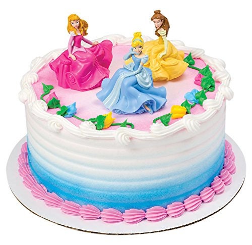 DISNEY PRINCESS Cake Topper 3-piece Cinderella Set Cake Decoration Decoset Birthday