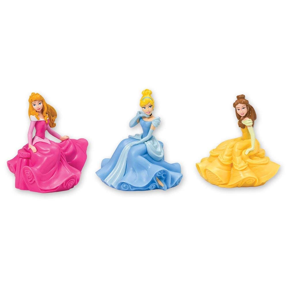 DISNEY PRINCESS Cake Topper 3-piece Cinderella Set Cake Decoration Decoset Birthday Craft Supply