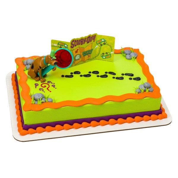 SCOOBY-DOO! Cake Topper Mystery Revealed Cake Decoration Decoset Birthday Craft Supply