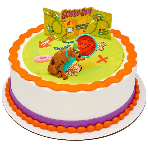 SCOOBY-DOO! Cake Topper Mystery Revealed Cake Decoration Decoset Birthday