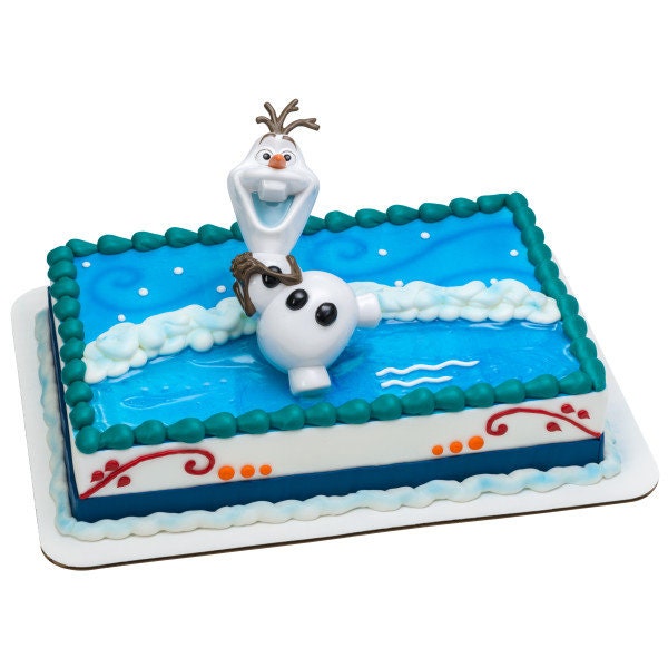 DISNEY FROZEN Olaf Chillin Cake Topper Cake Decoration Decoset Birthday
