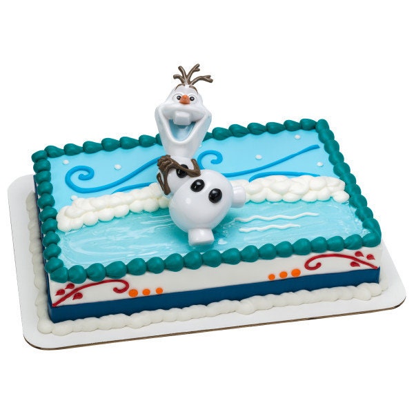 DISNEY FROZEN Olaf Chillin Cake Topper Cake Decoration Decoset Birthday