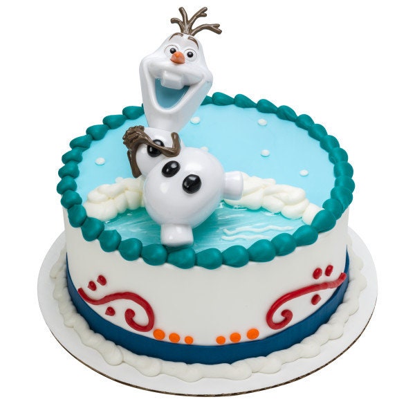 DISNEY FROZEN Olaf Chillin Cake Topper Cake Decoration Decoset Birthday