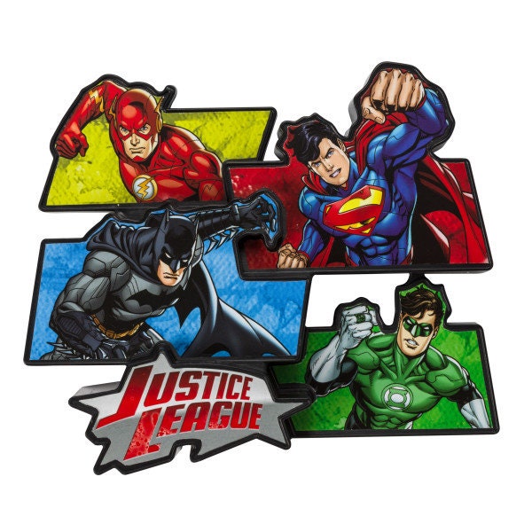 JUSTICE LEAGUE Cake Topper Justice for All Cake Decoration Decoset Birthday