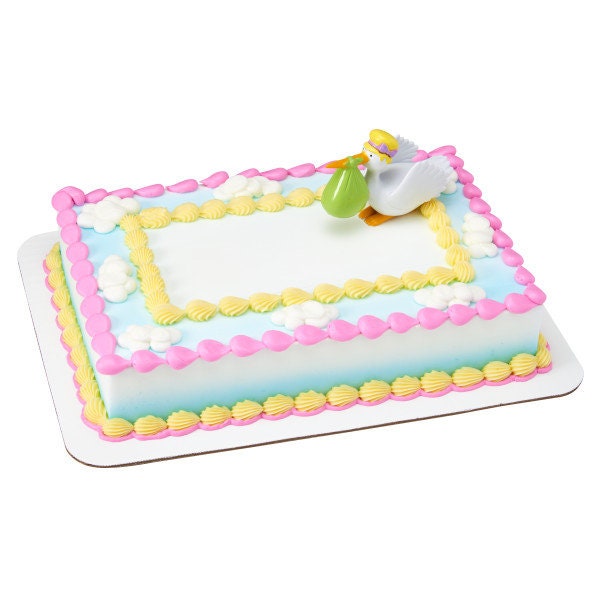 SPECIAL DELIVERY STORK Cake Topper Baby Shower Cake Decoration Decoset