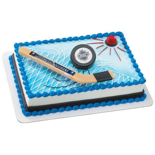 BUFFALO SABRES Cake Topper NHL Slap Shot Cake Decoration Decoset Birthday