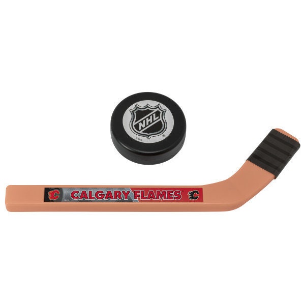 CALGARY FLAMES Cake Topper NHL Slap Shot Cake Decoration Decoset Birthday