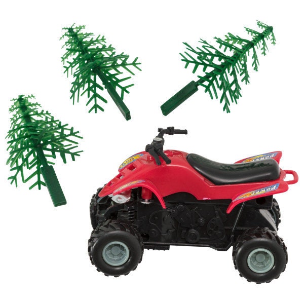 ATV 4 WHEELER Cake Topper All Terrain Vehicle Cake Decoration Birthday Decoset