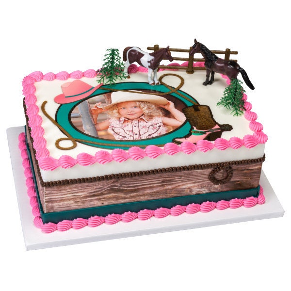 HORSES Cake Topper Racing Farm Pony Farm Riding Cake Decoration Birthday Decoset