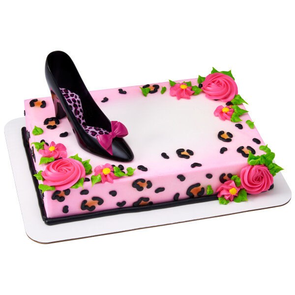 FAVORITE HIGH HEELS Cake Topper Shoes Dancing Bow Cake Decoration Birthday Decoset Craft Supply