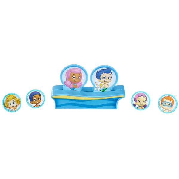 BUBBLE GUPPIES Cake Topper Gil, Molly & Gang Party Cake Decoration Birthday Decoset Craft Supply