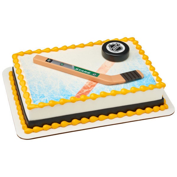 DALLAS STARS Cake Topper NHL Slap Shot Cake Decoration Decoset Birthday Craft Supply