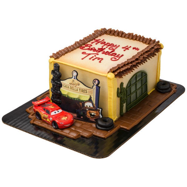 DISNEY CARS Cake Topper Cars Radiator Springs McQueen Party Cake Decoration Birthday Decoset Craft Supply